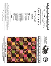 Step Lively (Black) Quilt by by Holly Holderman