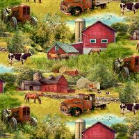 Barns & Trucks Fleece
