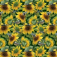 Sunflowers & Birds Fleece