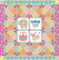 Royal Critters by by Bethany Fuller of Grace's Dowry Quilts