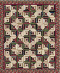 Running Around the Cabin by by Bethany Fuller of Grace's Dowry Quilts